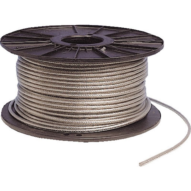 Styrewire plastbelagt